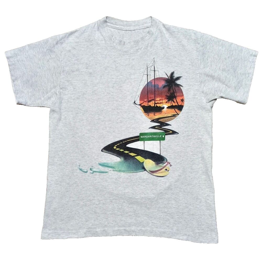 Vintage Margaritaville Single Stitch T-Shirt Size Large Woman to Blame Mermaid